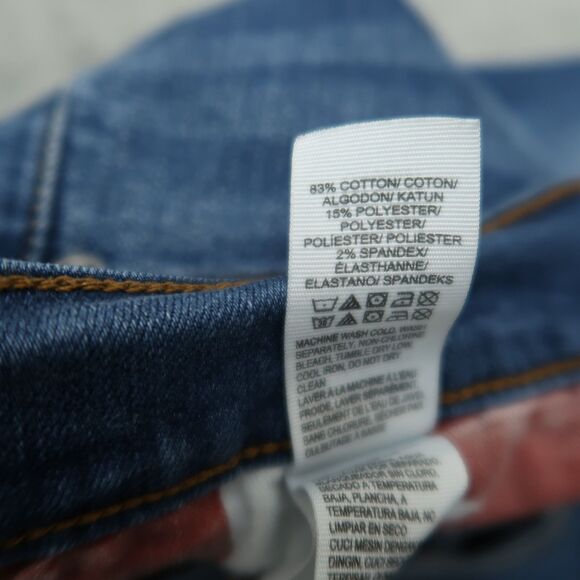 Lucky Brand Jeans Women's 10R Blue Mid-Rise Brooke Straight Denim 32" Inseam - Picture 10 of 15